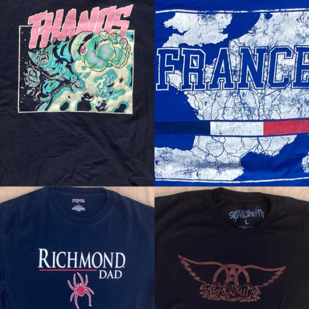 4 LARGE TSHIRT Bundle lot